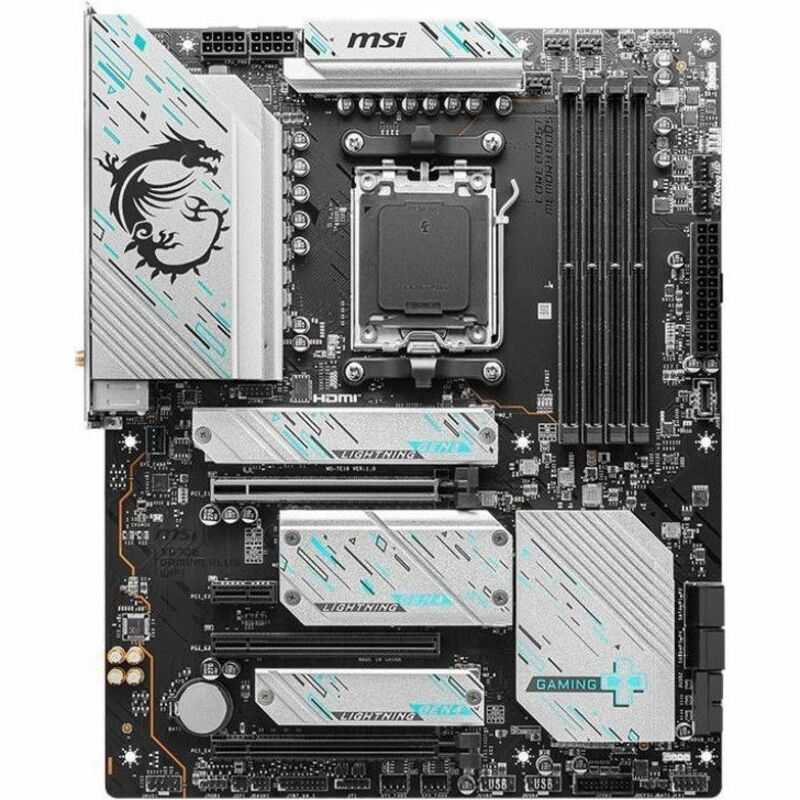 MSI X670E GAMING PLUS WIFI Gaming Desktop Motherboard - AMD X670 Chipset - Socket AM5 - ATX X670EGAMPLUSWIFI
