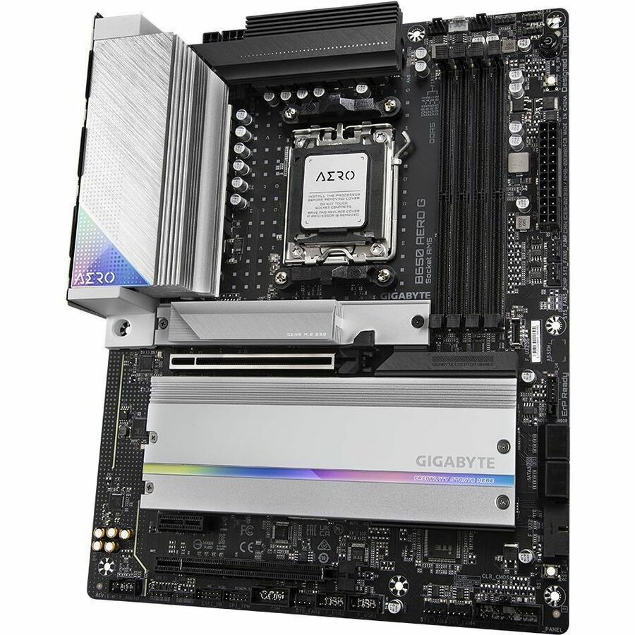 Gigabyte B650 AERO G Desktop Motherboard - AMD B650 Chipset - Socket AM5 - ATX B650 AERO G