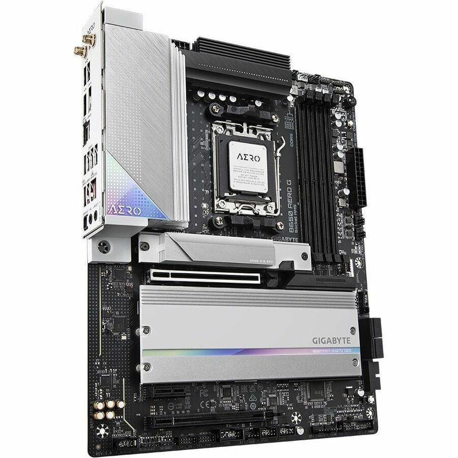 Gigabyte B650 AERO G Desktop Motherboard - AMD B650 Chipset - Socket AM5 - ATX B650 AERO G