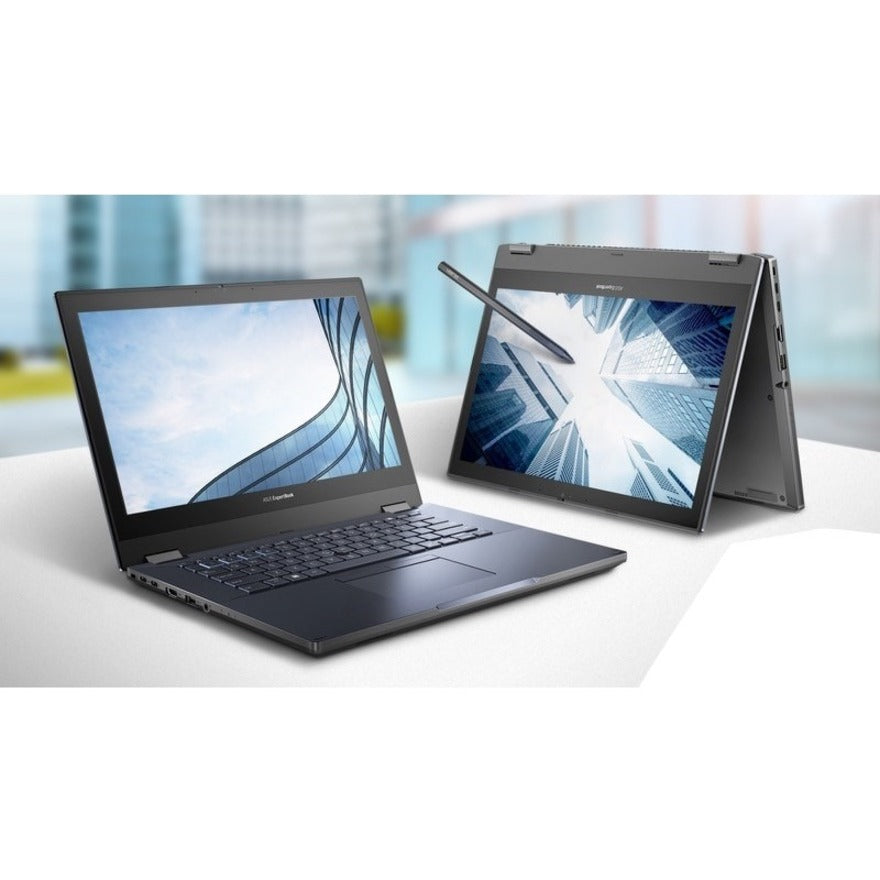 Asus ExpertBook B2 Flip B2402F B2402FVA-XS74T 14" Touchscreen Convertible 2 in 1 Notebook - Full HD - Intel Core i7 13th Gen i7-1360P - 16 GB - 512 GB SSD - Star Black B2402FVA-XS74T