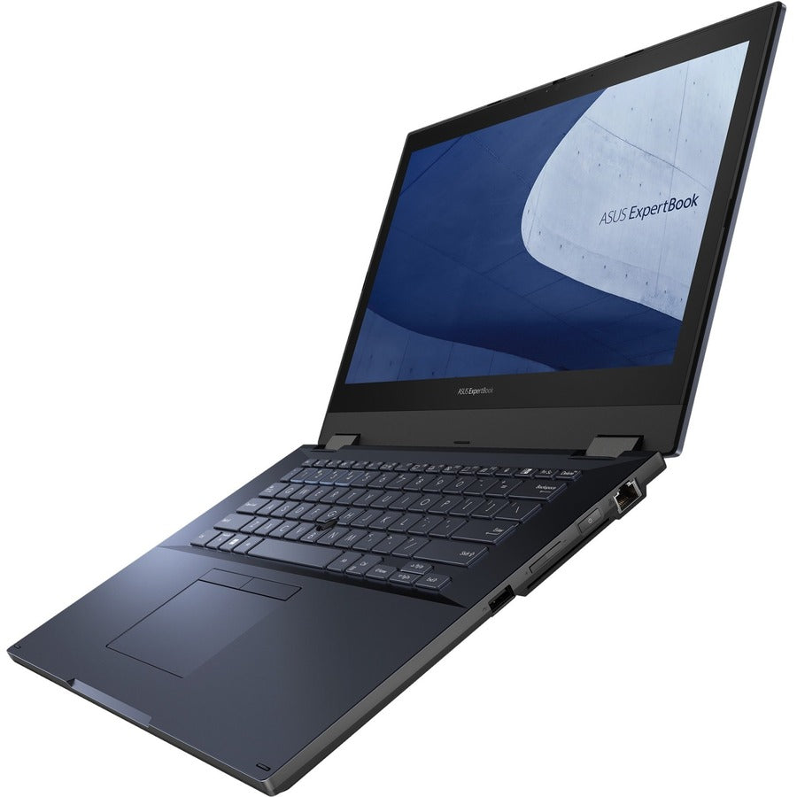 Asus ExpertBook B2 Flip B2402F B2402FVA-XS74T 14" Touchscreen Convertible 2 in 1 Notebook - Full HD - Intel Core i7 13th Gen i7-1360P - 16 GB - 512 GB SSD - Star Black B2402FVA-XS74T
