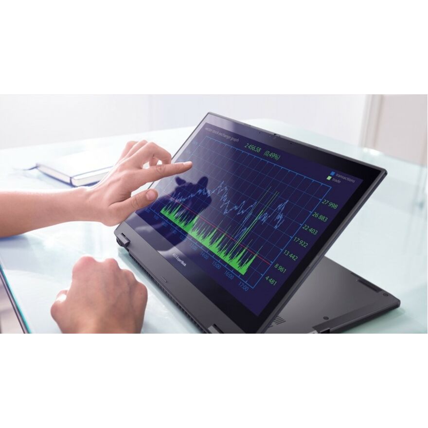 Asus ExpertBook B2 Flip B2402F B2402FVA-XS74T 14" Touchscreen Convertible 2 in 1 Notebook - Full HD - Intel Core i7 13th Gen i7-1360P - 16 GB - 512 GB SSD - Star Black B2402FVA-XS74T