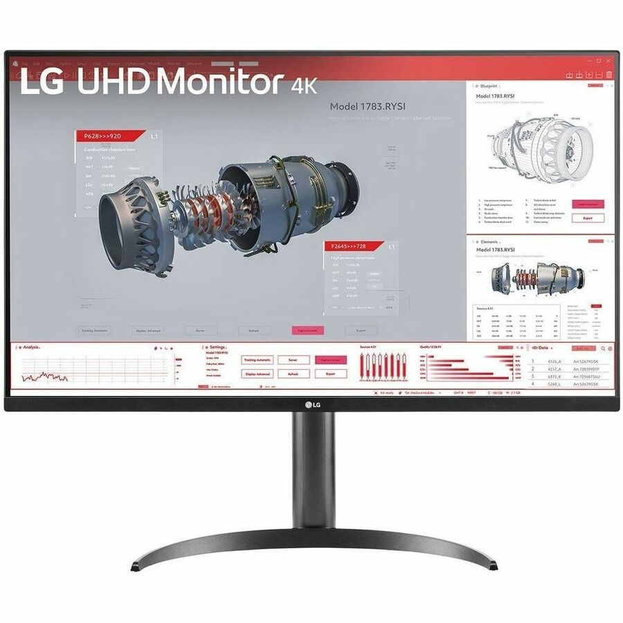 LG 32BR55U-B 32" Class 4K UHD LCD Monitor - 16:9 32BR55U-B