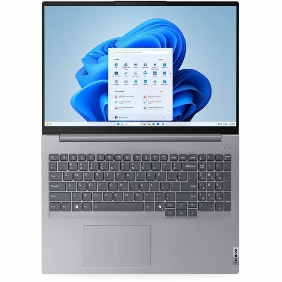 Lenovo ThinkBook 16 G7 IML 21MS0067US 16" Touchscreen Notebook - WUXGA - Intel Core Ultra 5 125U - 16 GB - 512 GB SSD - English (US) Keyboard - Storm Gray 21MS0067US