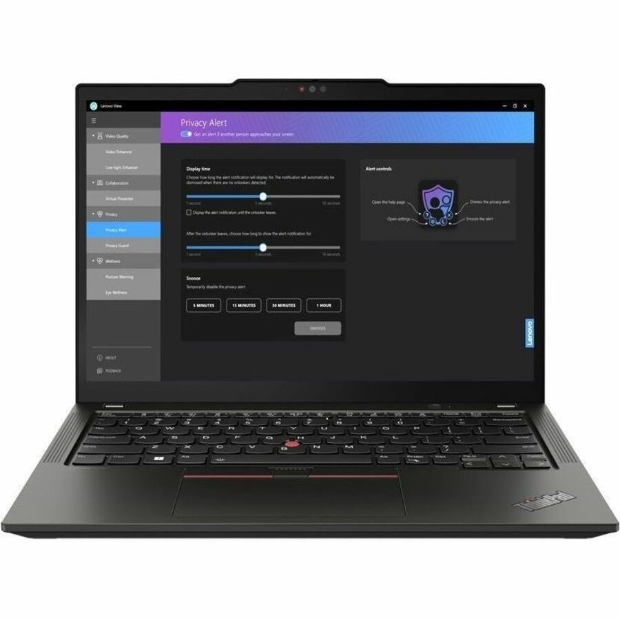 Lenovo ThinkPad X13 Gen 5 21LU0066US 13.3" Touchscreen Notebook - WUXGA - Intel Core Ultra 7 165U - vPro Technology - Intel Evo Platform - 32 GB - 512 GB SSD - English Keyboard - Black 21LU0066US