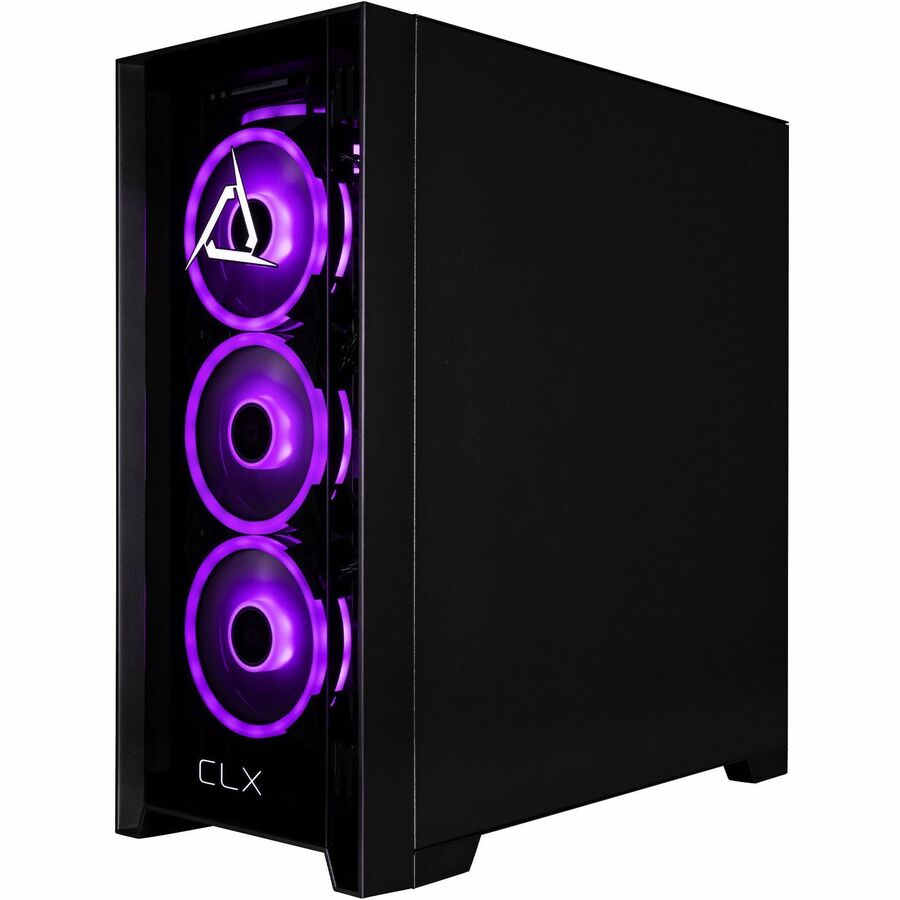 CLX SET Gaming Desktop Computer - Intel Core i7 14th Gen i7-14700KF - 32 GB - 2 TB SSD - Mid-tower - Black TGMSETRTU4300BM