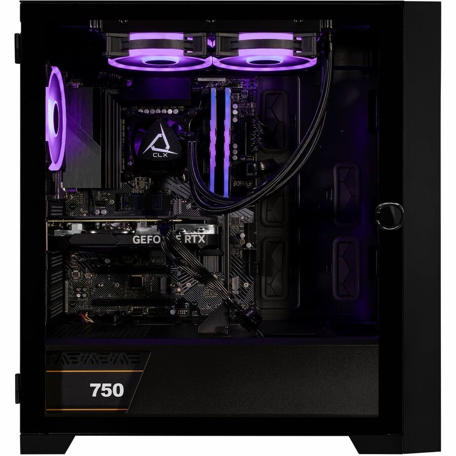 CLX SET Gaming Desktop Computer - Intel Core i7 14th Gen i7-14700KF - 32 GB - 2 TB SSD - Mid-tower - Black TGMSETRTU4300BM