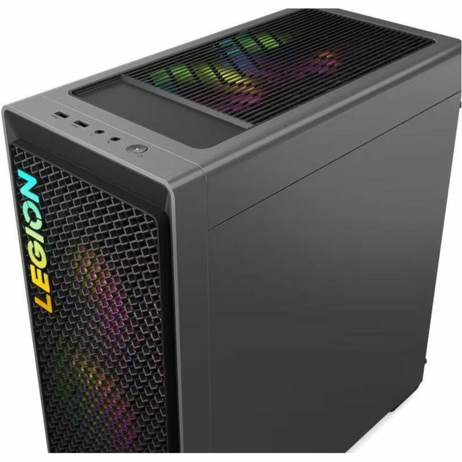 Lenovo Legion T5 26IRB8 90UT001QUS Gaming Desktop Computer - Intel Core i7 14th Gen i7-14700F - 16 GB - 1 TB SSD - Tower - Storm Gray 90UT001QUS