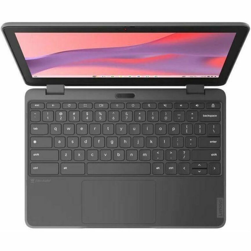 Lenovo 300e Yoga Chromebook Gen 4 82W2000AUS 11.6" Touchscreen Convertible 2 in 1 Chromebook - HD - Octa-core (ARM Cortex A76 + Cortex A55) - 4 GB - 32 GB Flash Memory - English Keyboard - Graphite Gray 82W2000AUS