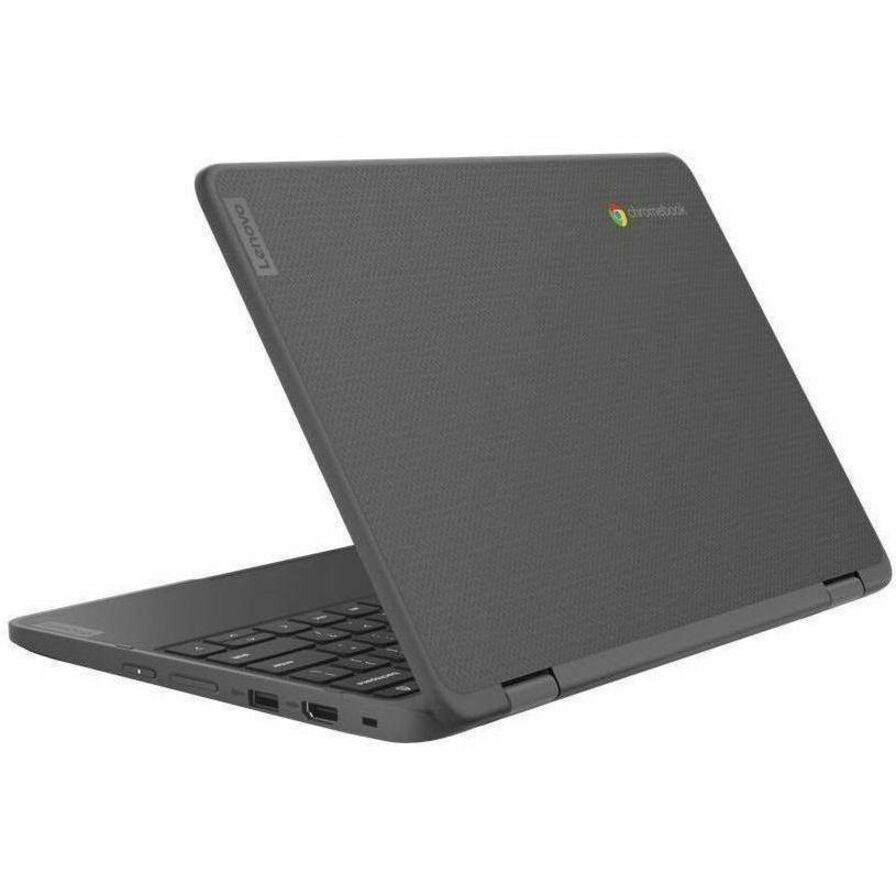 Lenovo 300e Yoga Chromebook Gen 4 82W2000AUS 11.6" Touchscreen Convertible 2 in 1 Chromebook - HD - Octa-core (ARM Cortex A76 + Cortex A55) - 4 GB - 32 GB Flash Memory - English Keyboard - Graphite Gray 82W2000AUS
