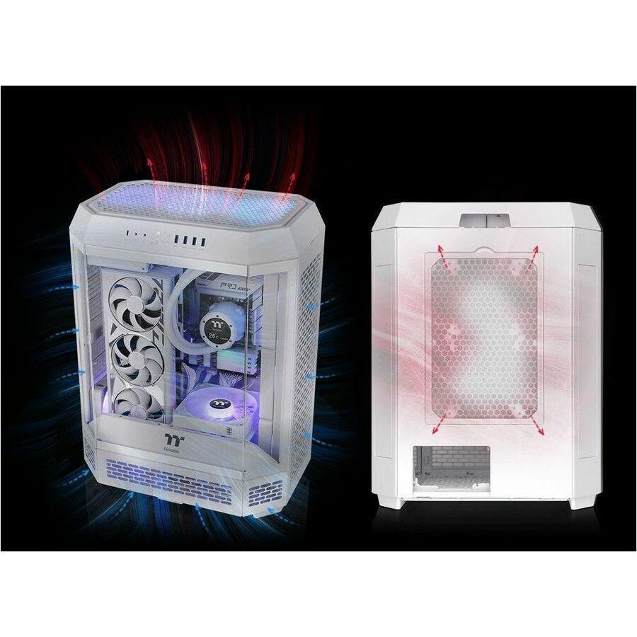 Thermaltake The Tower 600 Snow Mid Tower Chassis CA-1Z1-00M6WN-00