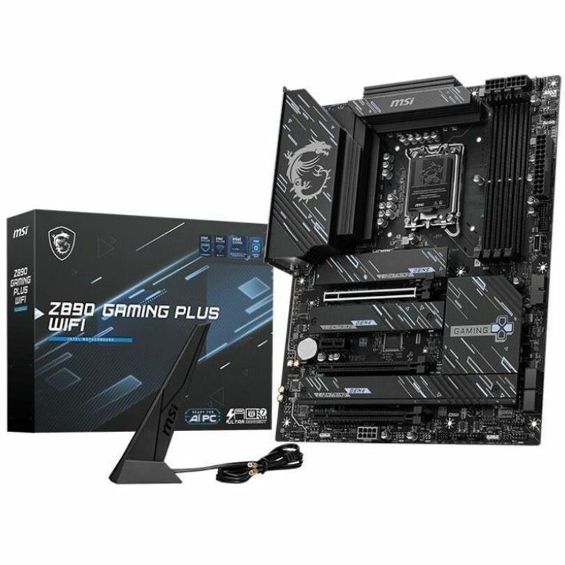 MSI Z890 GAMING PLUS WIFI ATX MOTHERBOARD LGA 1851 for Intel Core Ultra CPU Z890GAMINGPWIFI