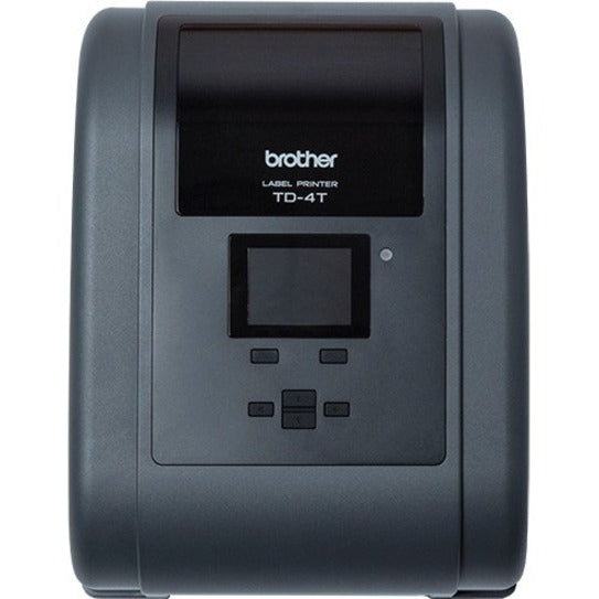 Brother TD-4750TNWB Desktop Direct Thermal/Thermal Transfer Printer - Monochrome - Label Print - USB - Serial - Bluetooth - Wireless LAN TD4750TNWB