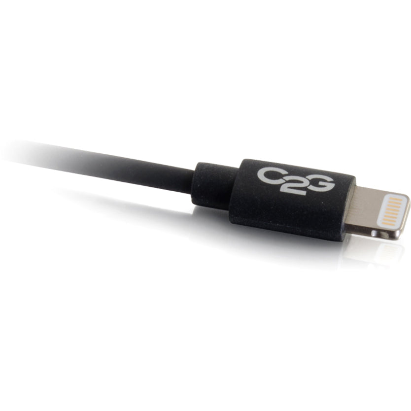 C2G 1m USB A to Lightning Cable - Charging Cable - iPhone Cable - 3ft Black 35499