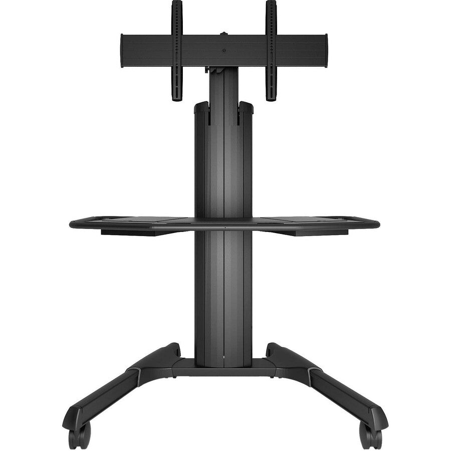 Chief Fusion Adjustable Mobile Display Cart - For Displays 42-86" - Black LPAUB