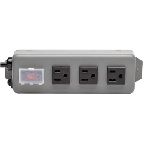 Tripp Lite by Eaton Industrial Power Strip, 3-Outlet, 6 ft. (1.8 m) Cord, NEMA 5-15P Plug, Switch Guard 3SP