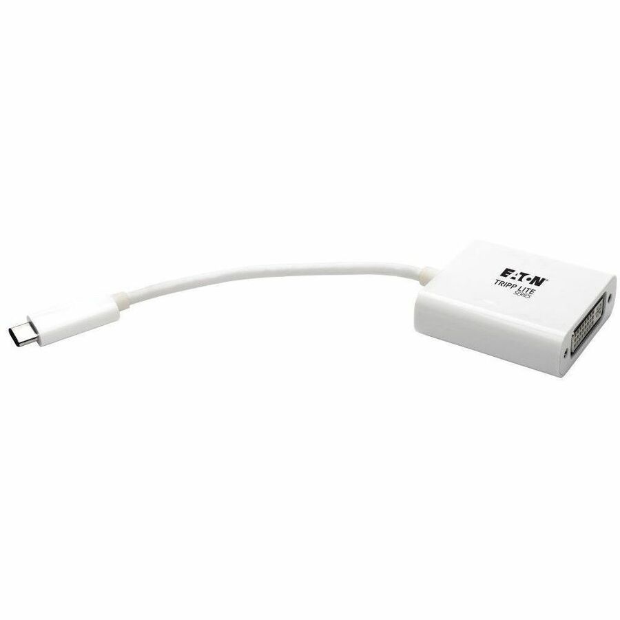 Eaton Tripp Lite Series USB-C to DVI Adapter with Alternate Mode - DP 1.2, White U444-06N-DVI-AM
