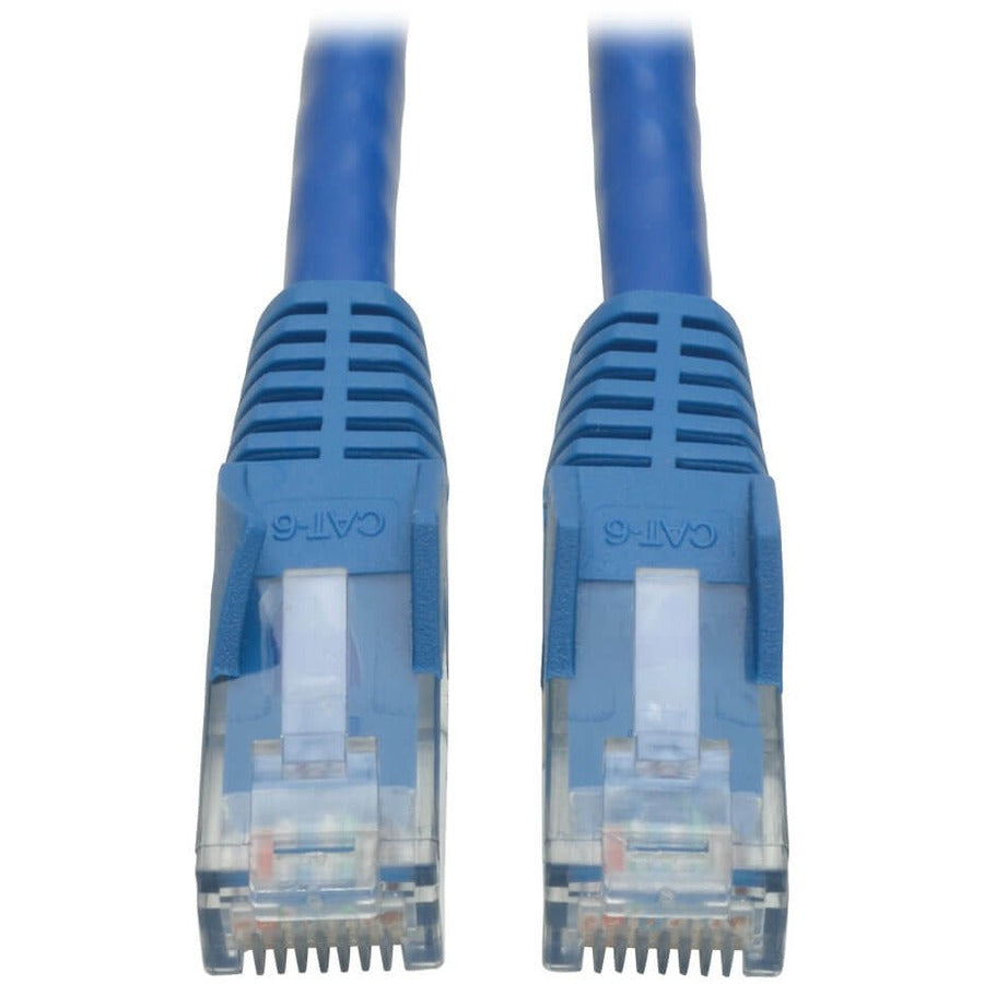 Eaton Tripp Lite Series Cat6 Gigabit Snagless Molded (UTP) Ethernet Cable (RJ45 M/M), PoE, Blue, 7 ft. (2.13 m), 50-Piece Bulk Pack N201-007-BL50BP