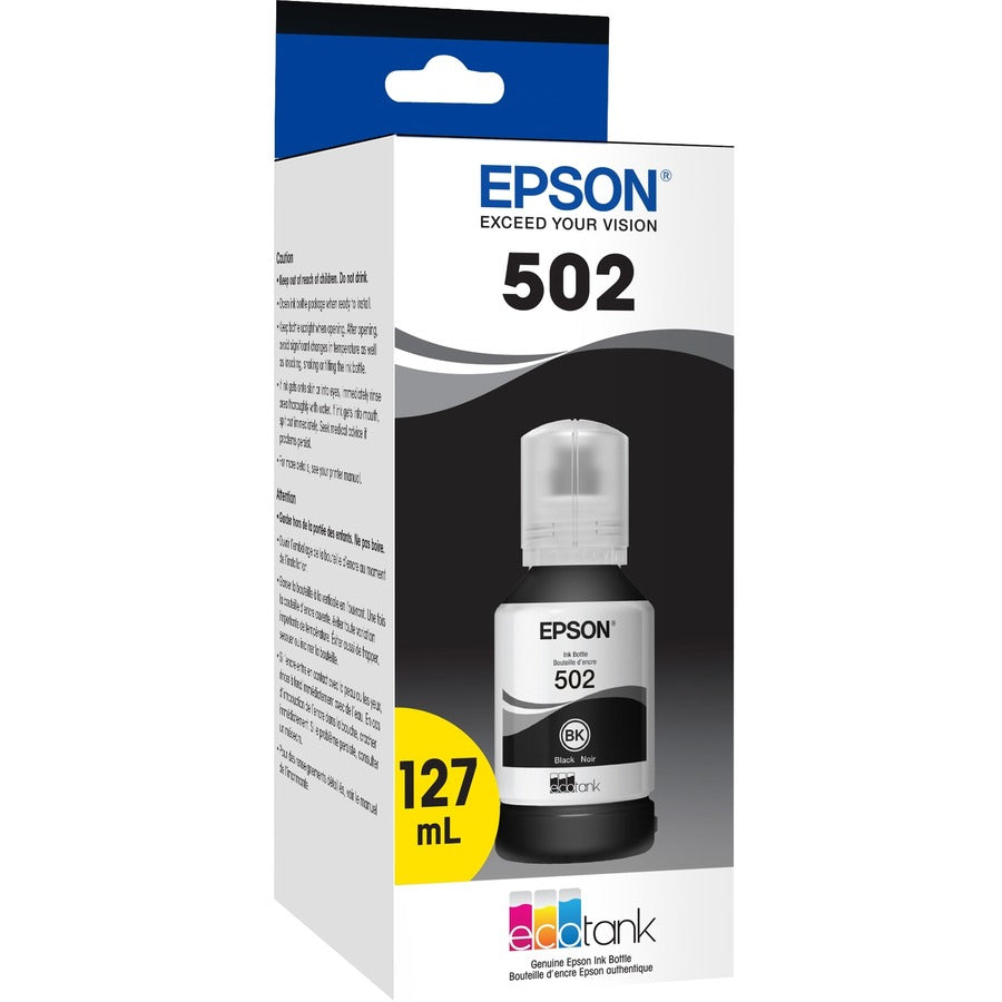 Epson T502, Black Ink Bottle T502120-S