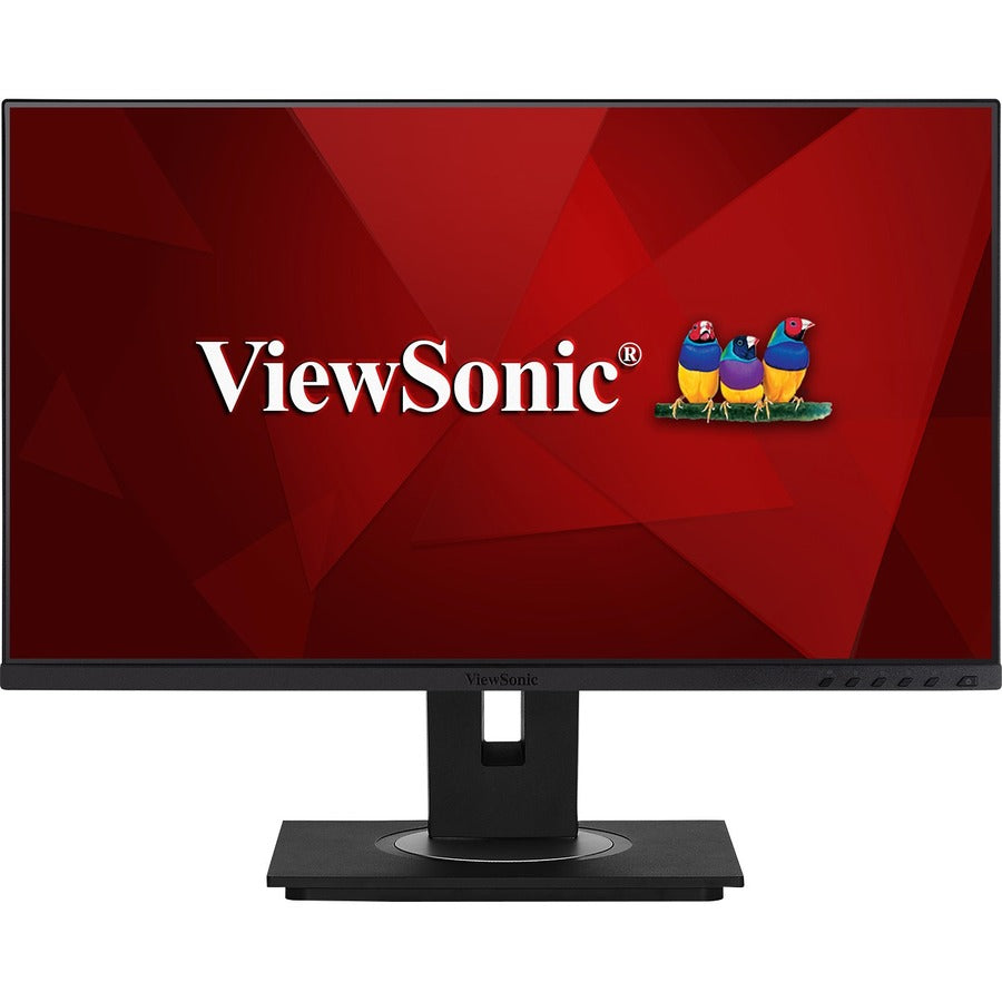 ViewSonic VG2455 24 Inch IPS 1080p Monitor with USB C, HDMI, DisplayPort, VGA and 40 Degree Tilt Ergonomics for Home and Office VG2455