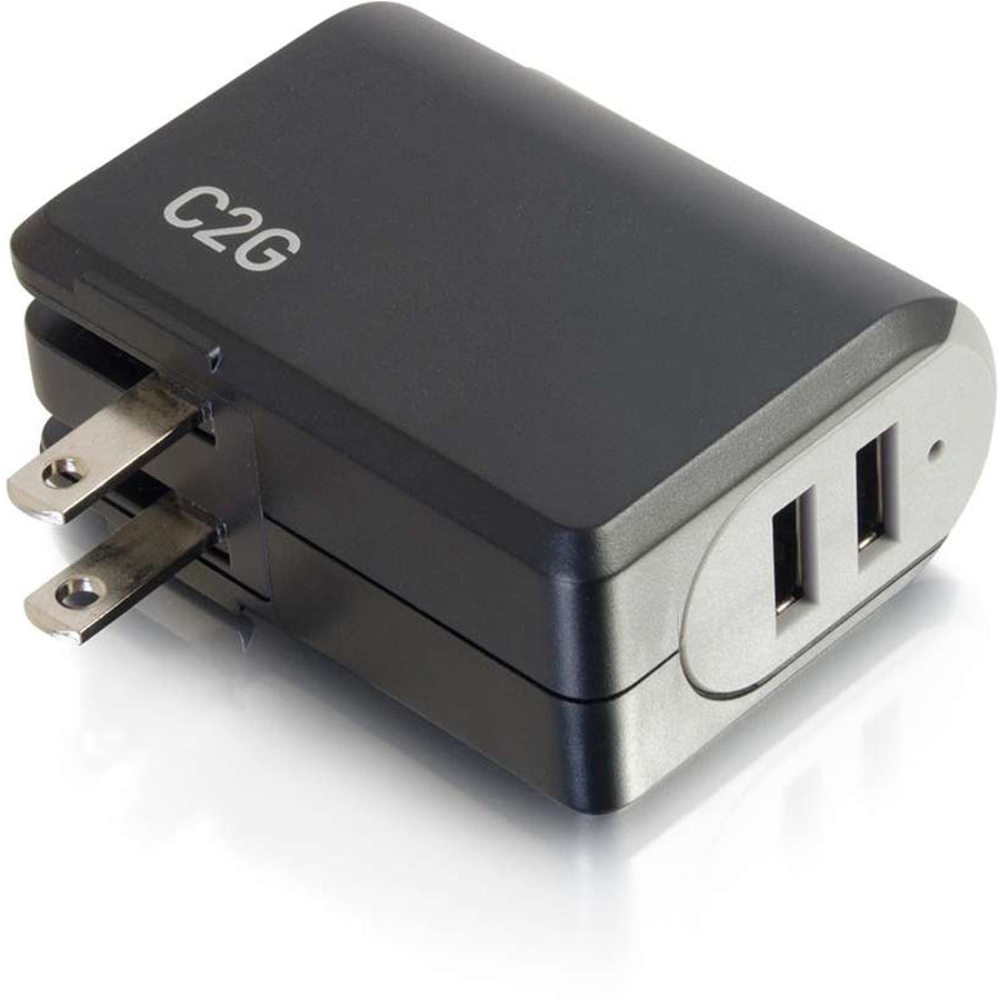 C2G 2-Port USB Wall Charger - AC Power Adapter 20276