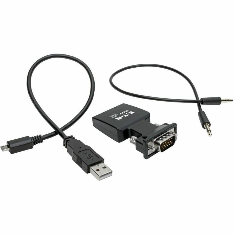 Eaton Tripp Lite Series HDMI to VGA Active Adapter Video Converter with Audio (F/M) P131-000-A-DISP