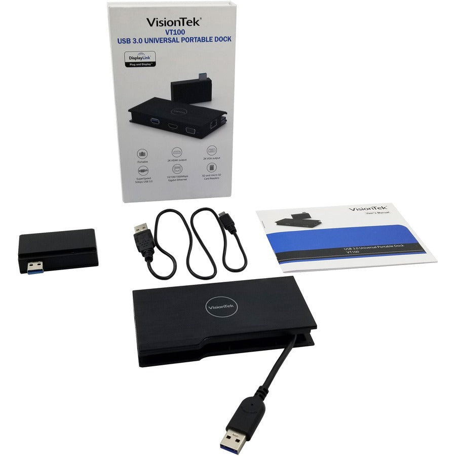 VisionTek VT100 Universal USB 3.0 Portable Dock 901200