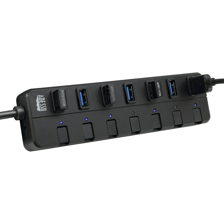 Adesso 7-ports USB 3.0 Hub with 5V2A Power Adaptor AUH-3070P