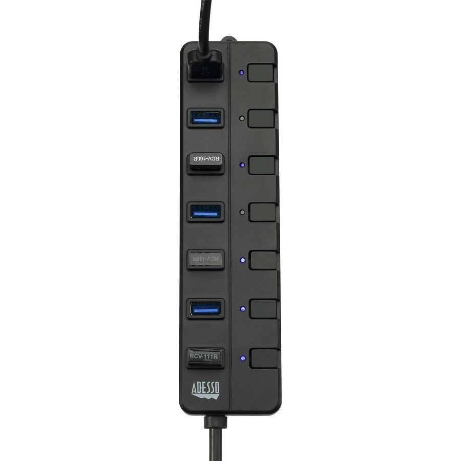 Adesso 7-ports USB 3.0 Hub with 5V2A Power Adaptor AUH-3070P