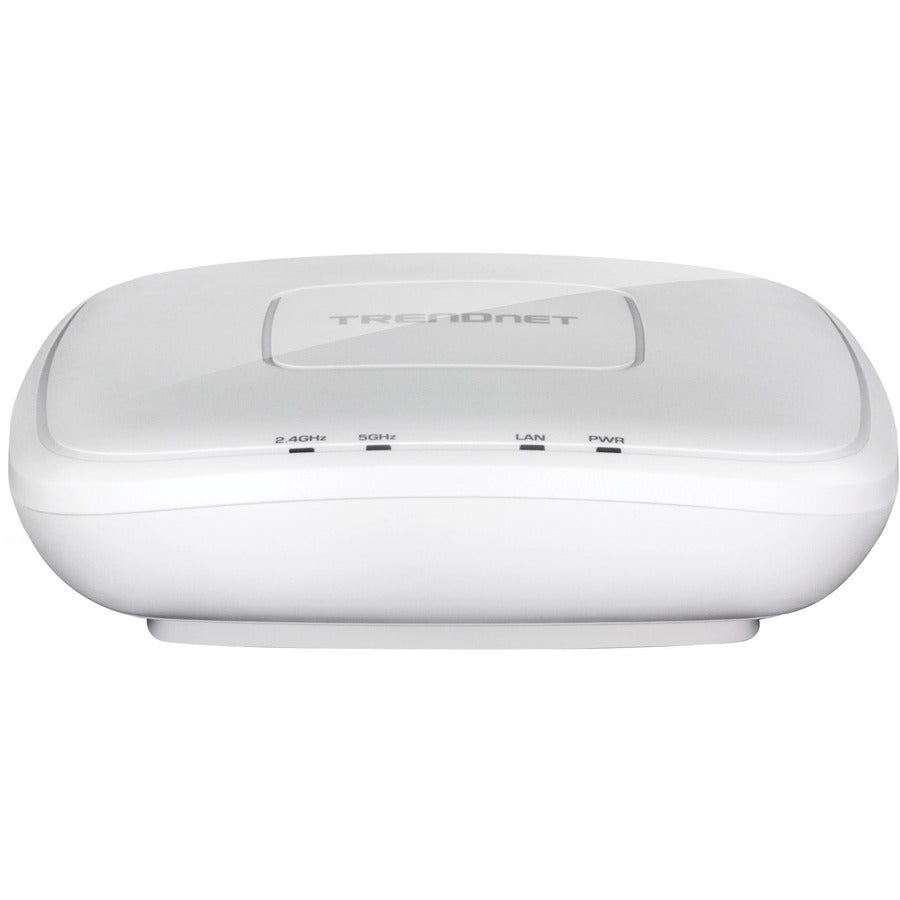 TRENDnet AC1750 Dual Band PoE Access Point, 1300Mbps WiFi AC+450 Mbps WiFi N, WDS Bridge, WDS Station, Repeater Modes, Band Steering, WiFi Traffic Shaping, IPv6, White, TEW-825DAP TEW-825DAP