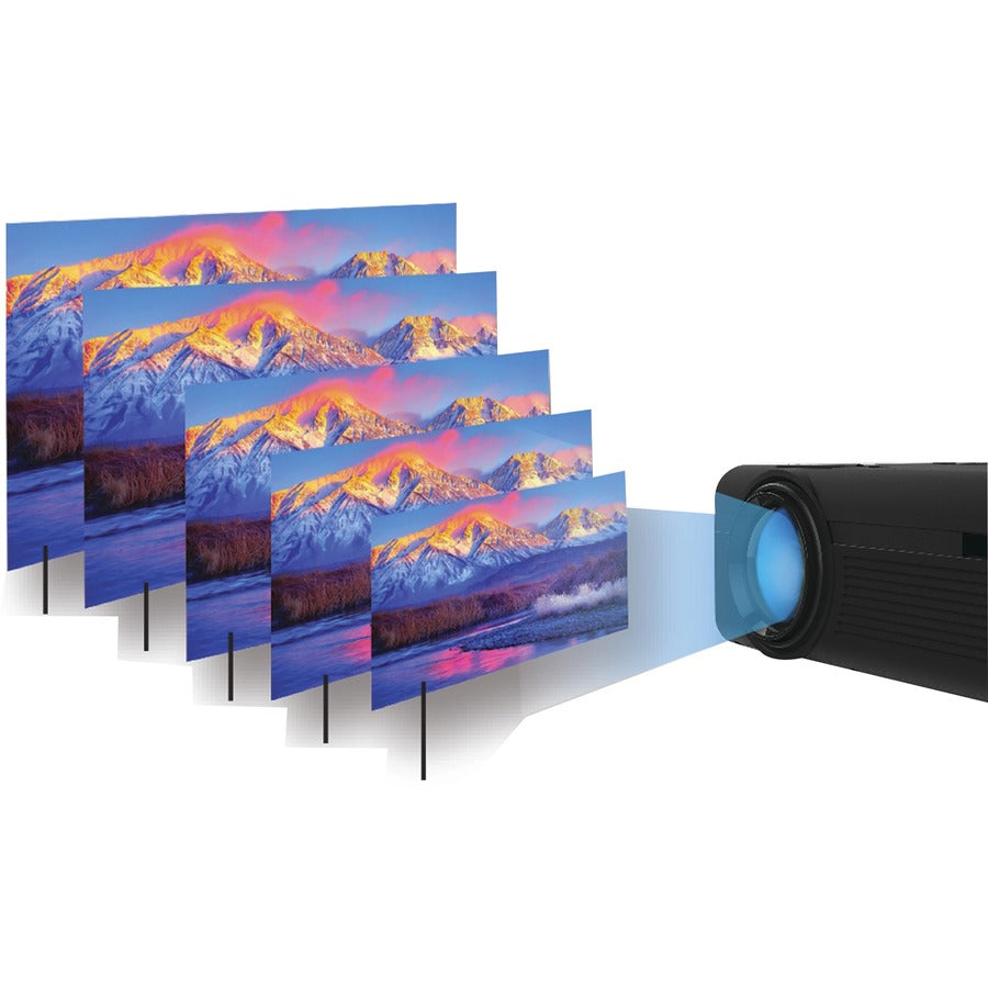 Supersonic SC-80P LCD Projector - 5:3 - Wall Mountable, Ceiling Mountable - Black SC-80P