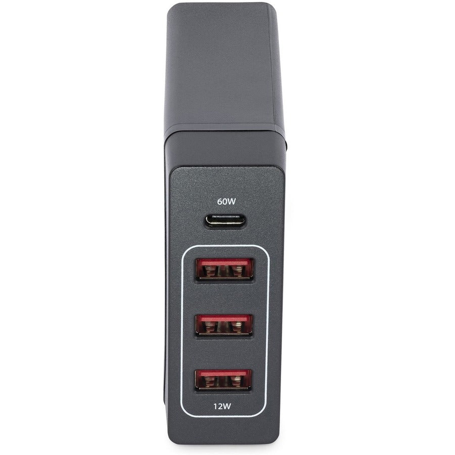 StarTech.com USB-C Charging Station, 72W, 1x USB-C + 3x USB-A, Portable Charger with PD, Laptop Replacement Charger, USB-C Power Adapter DCH1C3A