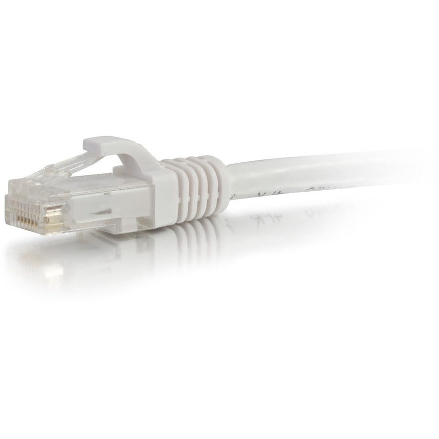 C2G 10ft Cat6a Snagless Unshielded (UTP) Ethernet Cable - Cat6a Network Patch Cable - PoE - White 50769