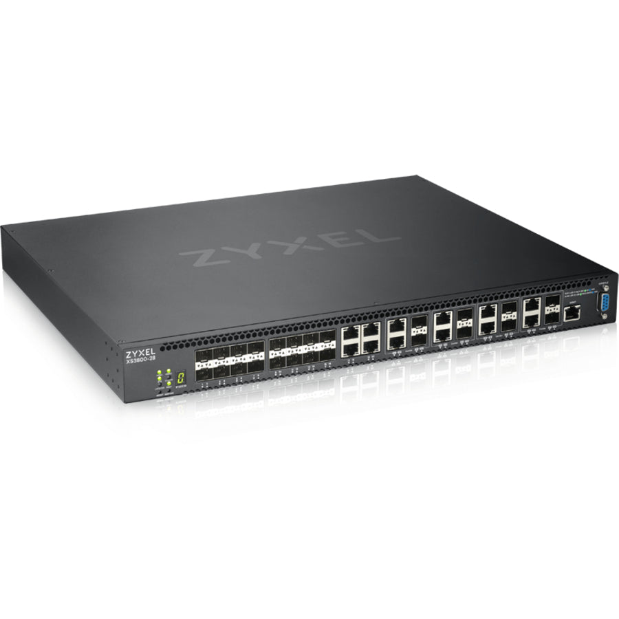 ZYXEL 28-port 10GbE L2+ Managed Switch XS3800-28