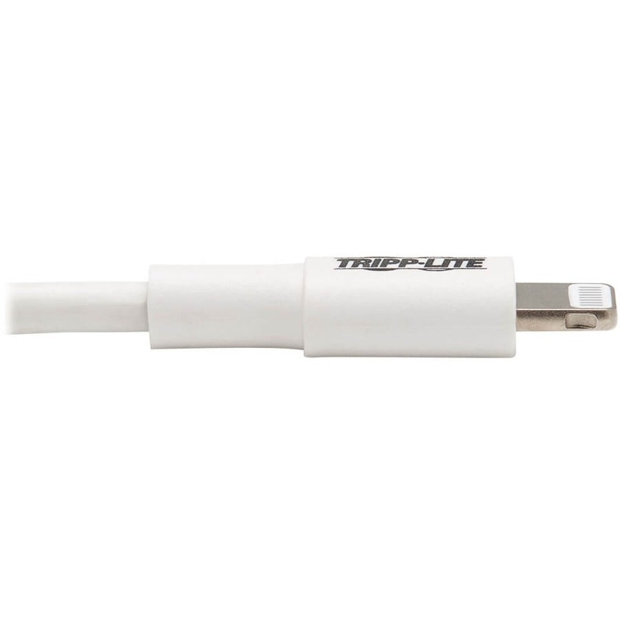 Eaton Tripp Lite Series USB-C to Lightning Sync/Charge Cable (M/M), MFi Certified, White, 3 ft. (0.9 m) M102-003-WH