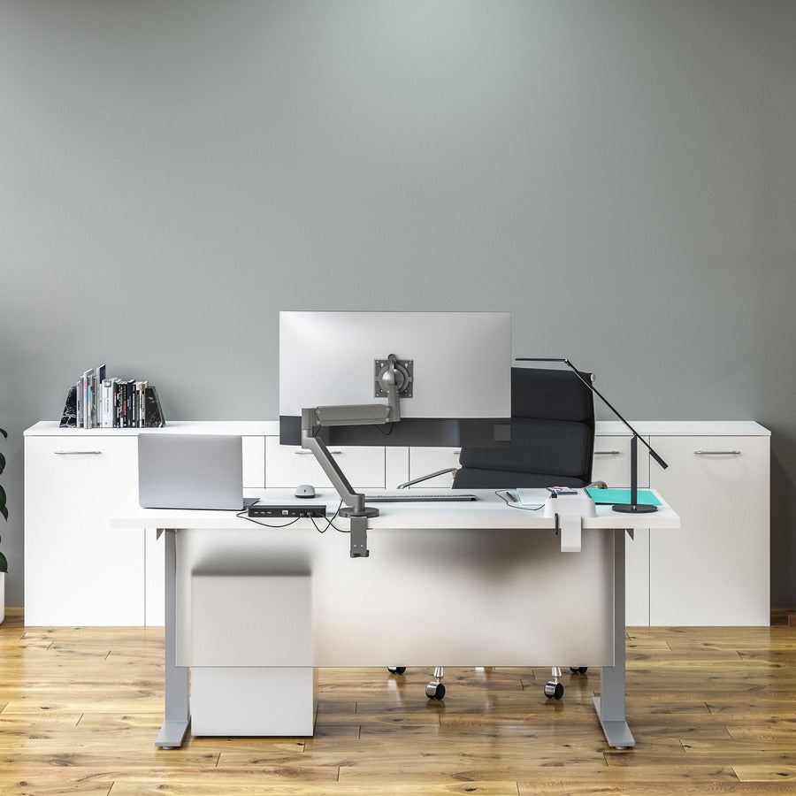 Chief Koncis Single Arm Desk Mount - For Displays 10-32" - Silver DMA1S