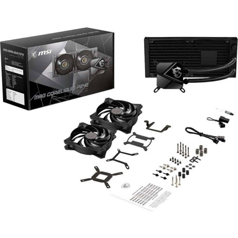 MSI MAG CORELIQUID P240 Cooling Fan/Radiator/Water Block/Pump CLP240