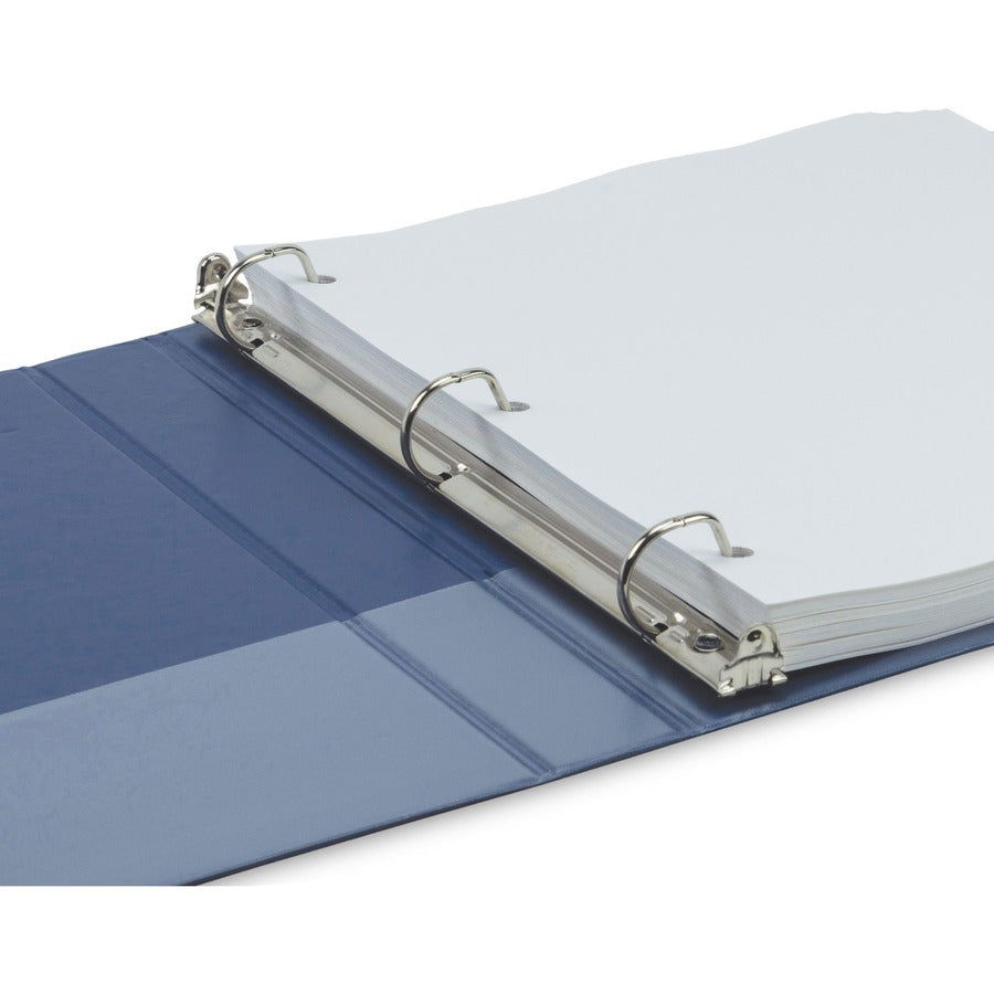 Samsill Plant-Based Durable 1 Inch 3 Ring Binders, Made in the USA, Fashion Clear View Binders, Up to 25% Plant-Based Plastic, Assorted, 4 Pack (MP46939) MP46939