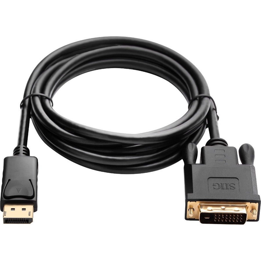 SIIG DisplayPort to DVI 6ft Cable CB-DP1V12-S1
