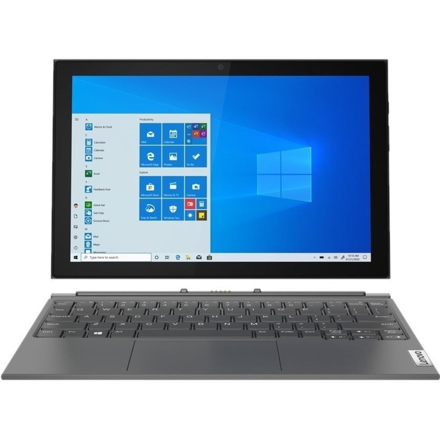 Lenovo IdeaPad Duet 3 10IGL5 82AT006HUS 10.3" Touchscreen Detachable 2 in 1 Notebook - WUXGA - Intel Celeron N4020 - 4 GB - 64 GB Flash Memory - English (US) Keyboard - Graphite Gray 82AT006HUS