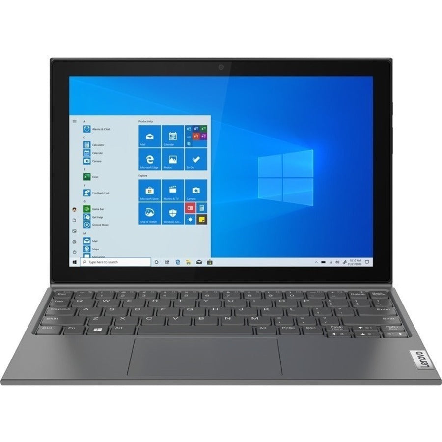 Lenovo IdeaPad Duet 3 10IGL5 82AT006HUS 10.3" Touchscreen Detachable 2 in 1 Notebook - WUXGA - Intel Celeron N4020 - 4 GB - 64 GB Flash Memory - English (US) Keyboard - Graphite Gray 82AT006HUS