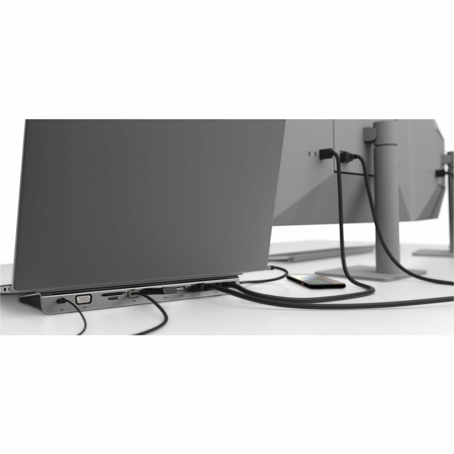 Belkin Univsersal USB-C 11-in-1 Multiport Dock - Laptop Docking station - USB-C - VGA, HDMI, DP - GigE INC004BTSGY