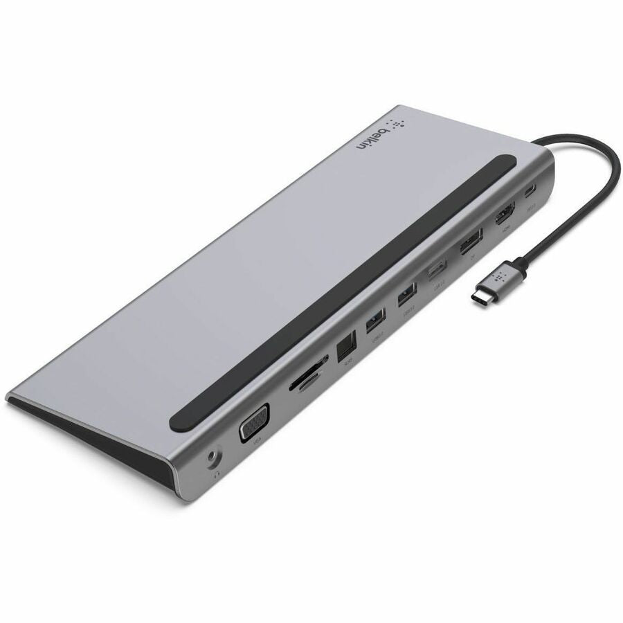 Belkin Univsersal USB-C 11-in-1 Multiport Dock - Laptop Docking station - USB-C - VGA, HDMI, DP - GigE INC004BTSGY