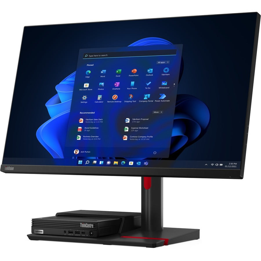 Lenovo ThinkCentre TIO Flex 22i 22" Class Full HD LCD Monitor - 16:9 - Black 12BLMAR6US