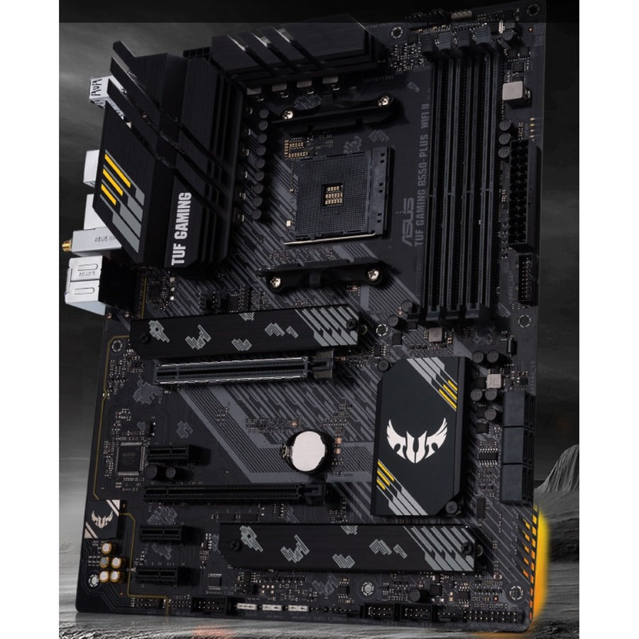 TUF GAMING B550-PLUS WIFI II Gaming Desktop Motherboard - AMD B550 Chipset - Socket AM4 - ATX TUF GAMING B550-PLUS WIFI II