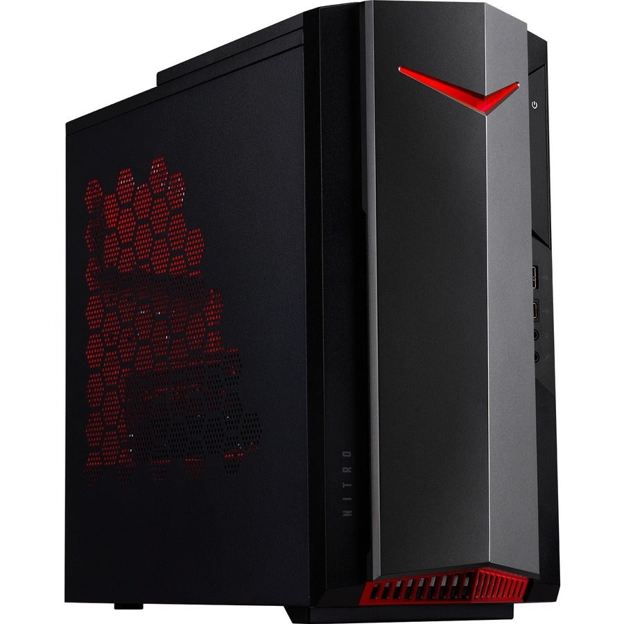 Acer Nitro N50-640 N5-64-UR13 Gaming Desktop Computer - Intel Core i5 12th Gen i5-12400F - 16 GB - 1 TB HDD - 512 GB SSD DG.E30AA.004