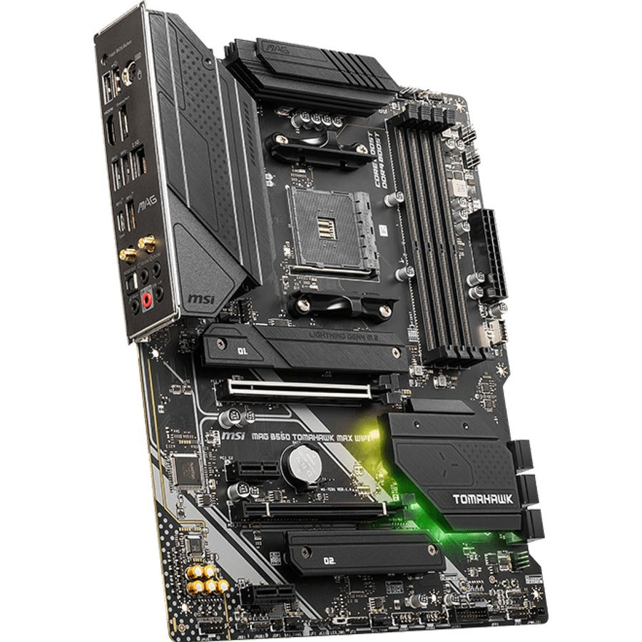 MSI MAG B550 TOMAHAWK MAX WIFI Desktop Motherboard - AMD B550 Chipset - Socket AM4 - ATX B550TMHWKMWI