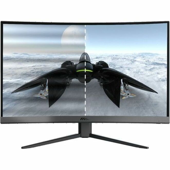MSI Optix G32CQ4 E2 32" Class WQHD Curved Screen Gaming LCD Monitor - 16:9 - Metallic Black OPTIXG32CQ4E2