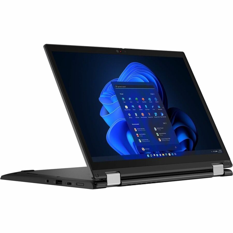 Lenovo ThinkPad L13 Yoga Gen 3 21B6S32N00 13.3" Touchscreen 2 in 1 Notebook - WUXGA - Intel Core i3 12th Gen i3-1215U - 8 GB - 256 GB SSD - English Keyboard - Thunder Black 21B6S32N00