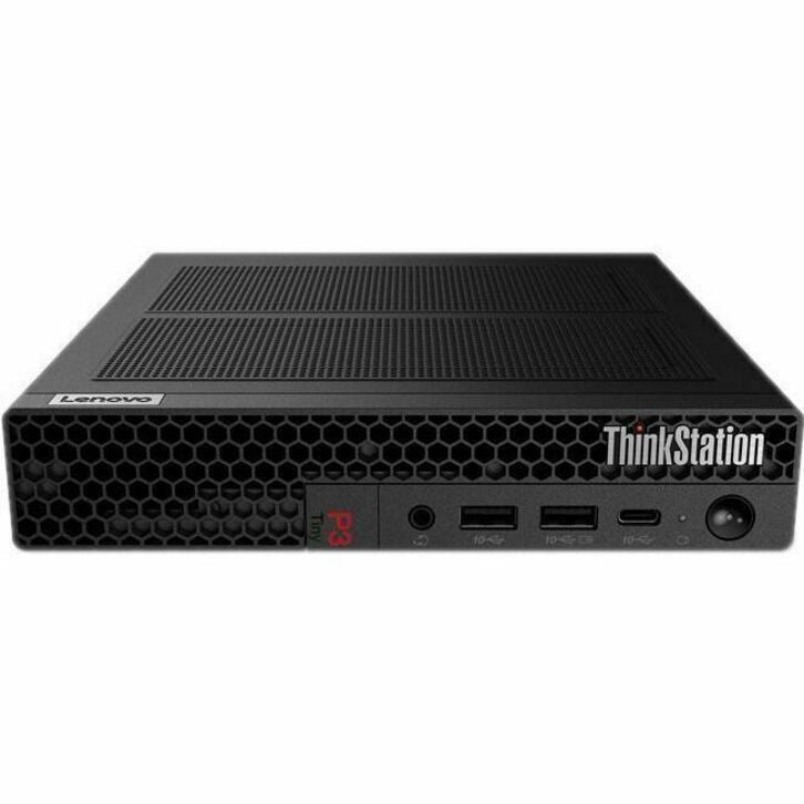 Lenovo ThinkStation P3 30H00014US Workstation - 1 x Intel Core i7 13th Gen i7-13700T - vPro Technology - 32 GB - 1 TB SSD - Tiny - Black 30H00014US